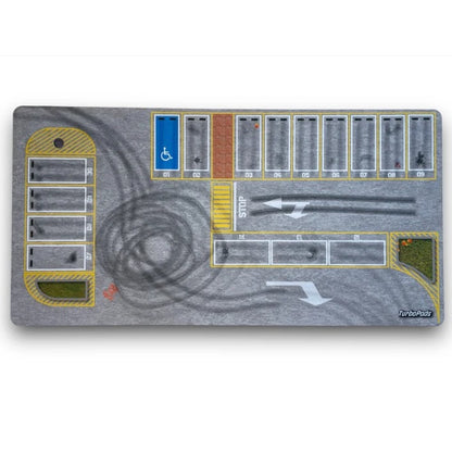 Diecast Diorama Mat - Los Angeles Car Park Street Scene - 1:64 Scale