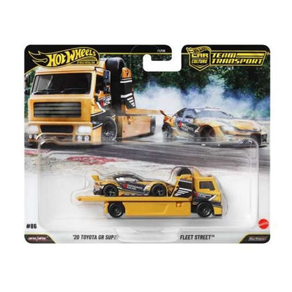 Hot Wheels - Team Transport - 2020 Toyota GR Supra/Fleet Street