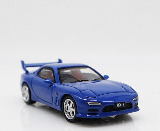 Time Micro - Mazda RX-7 Blue - 1:64 Scale