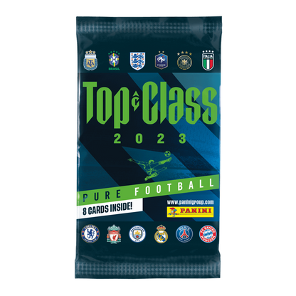 Panini - Top Class 2023 Soccer Football Trading Cards (1 Pack / 8 Cards)