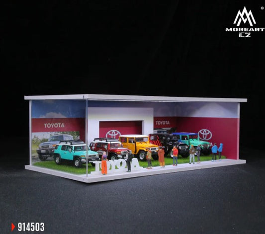 Moreart - Toyota Showroom with Lights (USB Powered) - 1:64 Scale