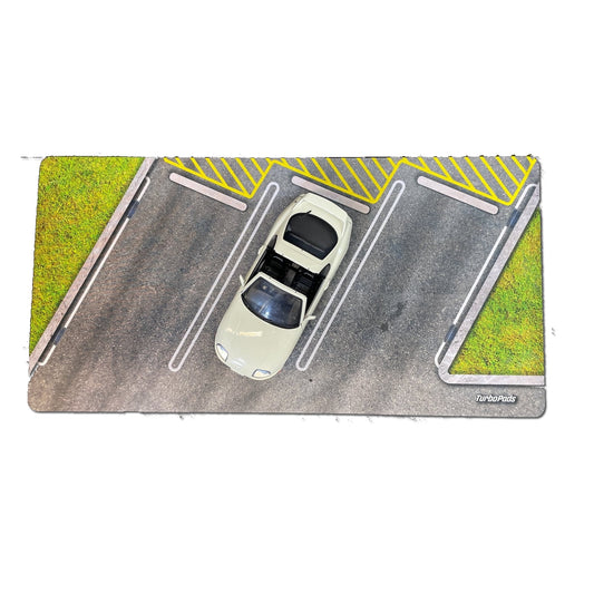 Diecast Diorama Mat - Austin Car Park (Fits 3 Cars) - 1:18 Scale