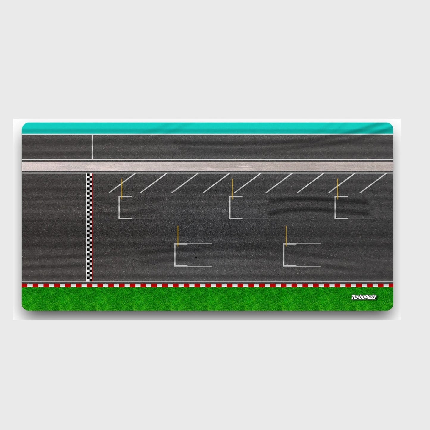 Diecast Diorama Mat - Grid Line Racing Grid Start Line - 1:64 Scale