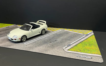 Diecast Diorama Mat - Austin Car Park (Fits 3 Cars) - 1:18 Scale