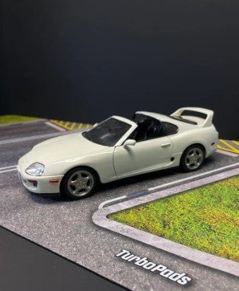 Diecast Diorama Mat - Austin Car Park (Fits 3 Cars) - 1:18 Scale