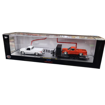 M2 Machines - 'Auto-Haulers' Mix 95 - 1995 Chevy S10 Custom + 1993 Chevy C1500 SS 454