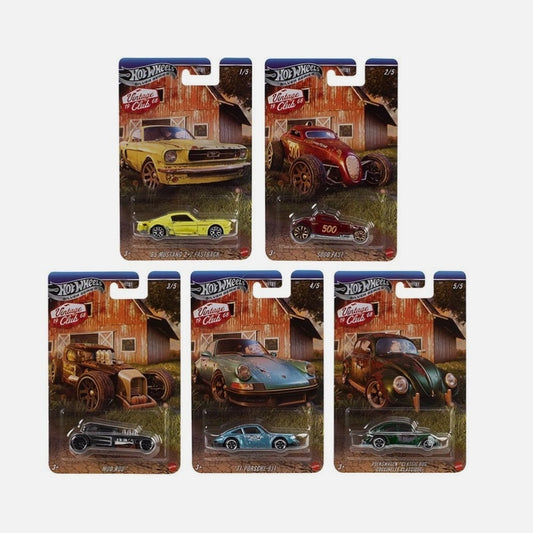 Hot Wheels Silver Series - 1968 Vintage Club (2025) - Set of 5