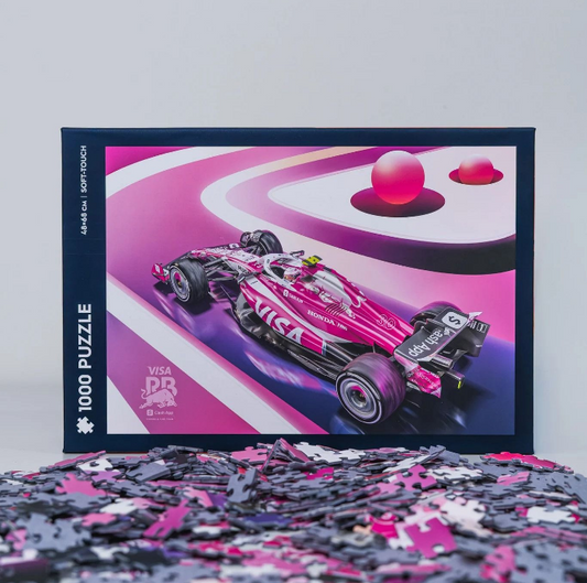 F1 Puzzle - Visa cash App Racing Bulls F1 Team (2025 Miami GP) - 1000pc Jigsaw Puzzle