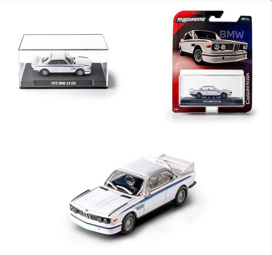 Majorette - Collection Series (Wave 2) - 1975 BMW 3.0 CSL (White)