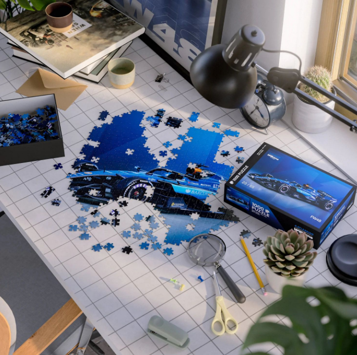 F1 Puzzle - 2026 Atlassian Williams F1 Team (FW48) - 1000pc Jigsaw Puzzle
