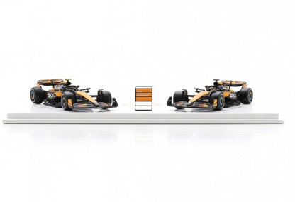 Spark - McLaren 2024 F1 Formula 1 Team MCL38 Constructors Champion - 2 Car Set - 1:64 Scale