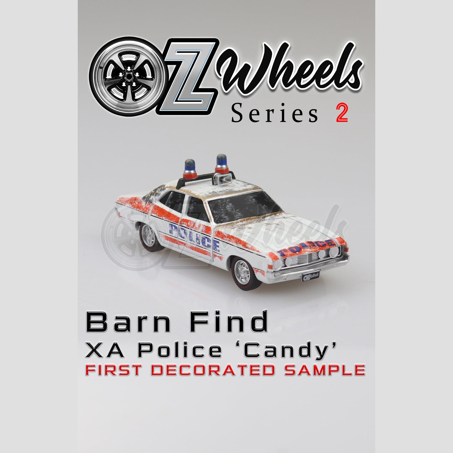 Oz Wheels - Series 2 - 'Barn Find' - Ford XA Police 'Candy'