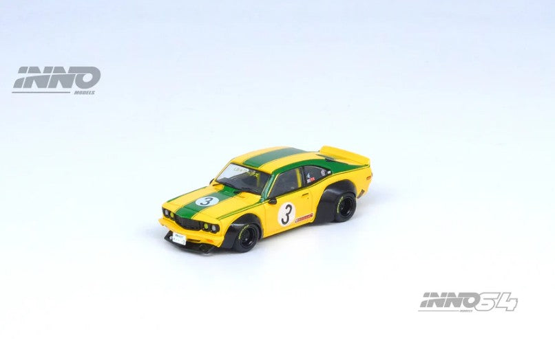 INNO64 - Mazda LBWK RX3 Savanna Liberty Walk (Yellow/Green) - 1:64 Scale