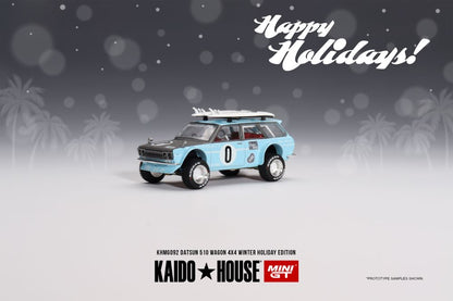 MiniGT - Datsun KAIDO 510 Wagon 4x4 Winter Holiday Edition 2023