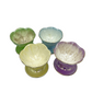 Set of 4 Maling Lustre Ware Harlequin Sundae Dishes - 9cm