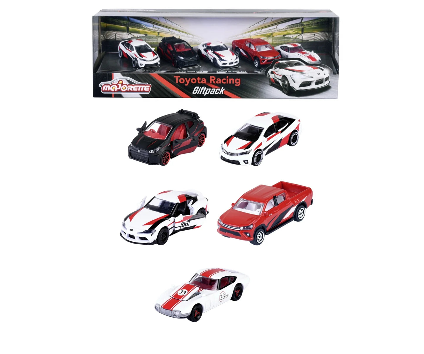 Majorette - Toyota Racing - 5 Piece Gift Pack