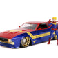 Captain Marvel - 1973 Ford Mustang Mach 1 1:24 Scale Diecast Car