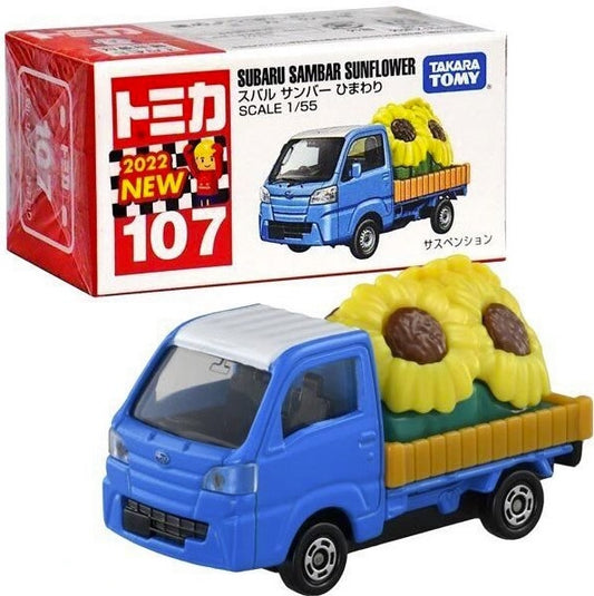 Takara Tomy Tomica - Subaru Sambar Sunflower #107