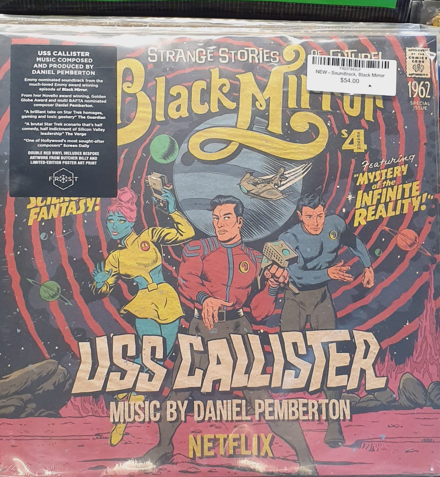 NEW - Soundtrack, Black Mirror - USS Callister (Original TV Soundtrack)  Red Vinyl
