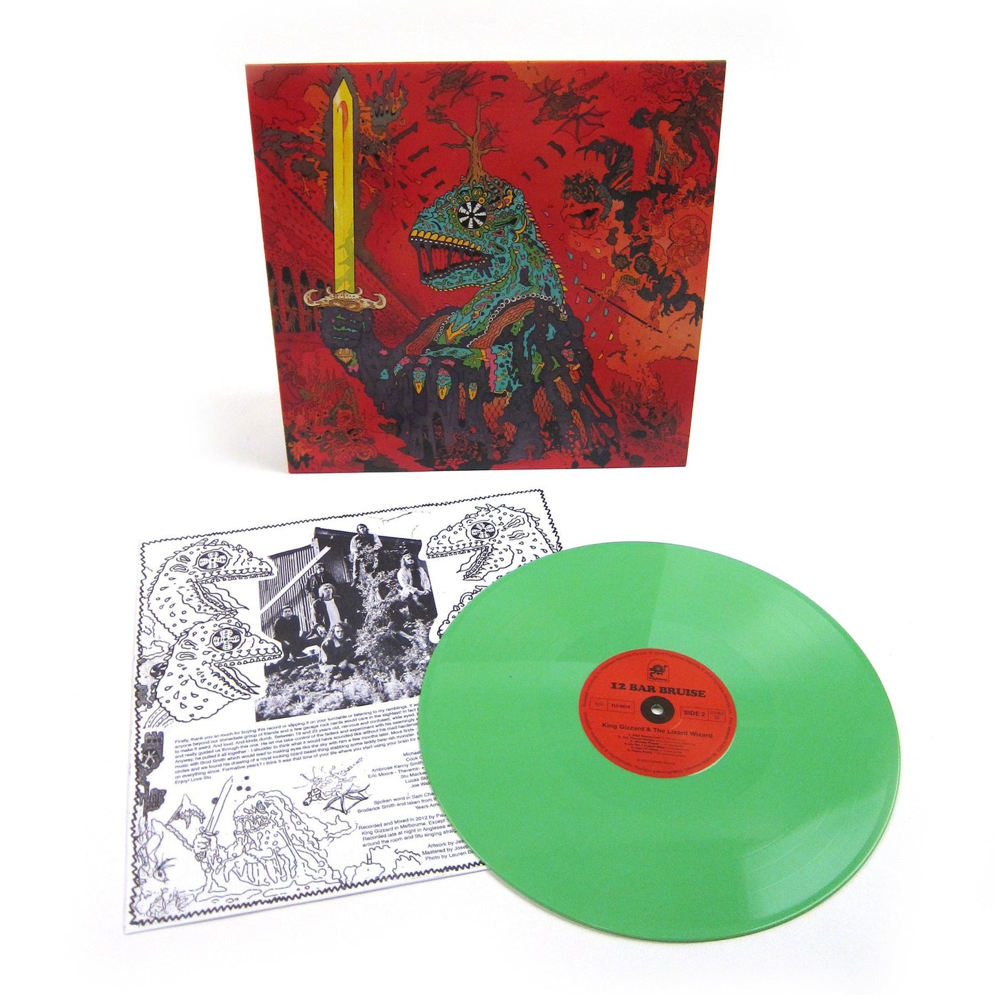 NEW - King Gizzard & The Lizard Wizard, 12 Bar Bruise Double Mint Green Vinyl