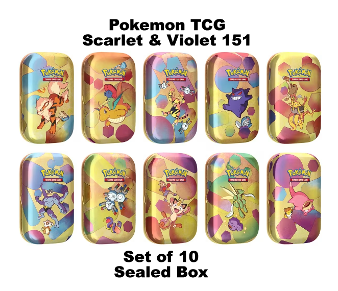 Pokemon TCG: Scarlet & Violet 151 - Mini Tin: Set of 10 (Sealed Box)