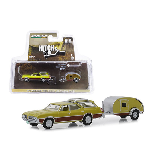 Greenlight - 'Hitch & Tow' Series 17 - 1971 Oldsmobile Vista Cruiser
