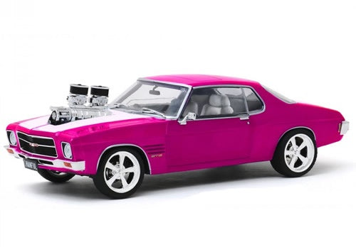 DDA - 1973 HQ Holden Monaro (Pink/White) - 1:24 Scale