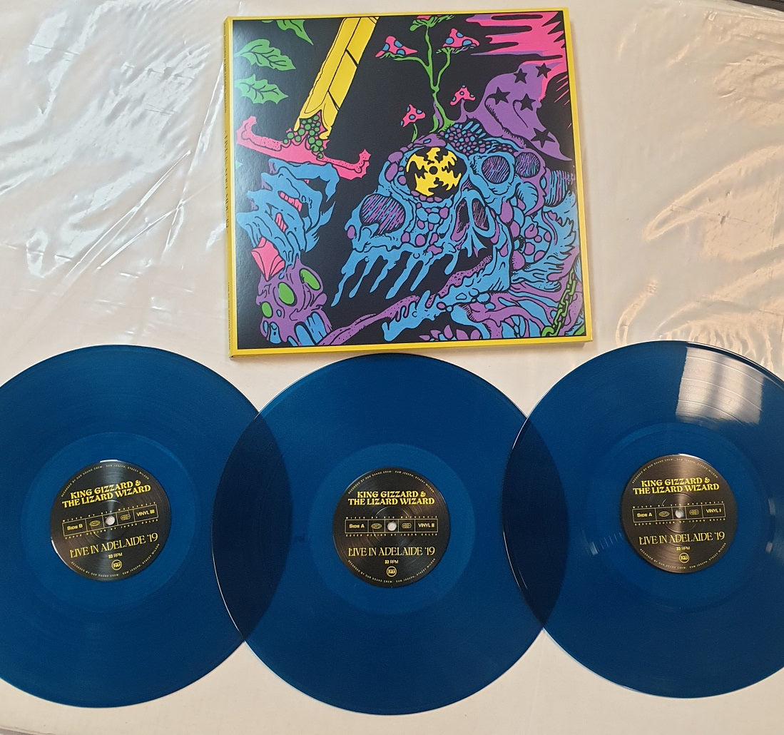 NEW - King Gizzard & The Lizard Wizard, Live in Adelaide '19 (Coloured) 3LP