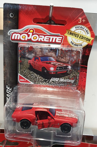 Majorette - Vintage Ford Mustang Diecast Car - 1:64 Scale