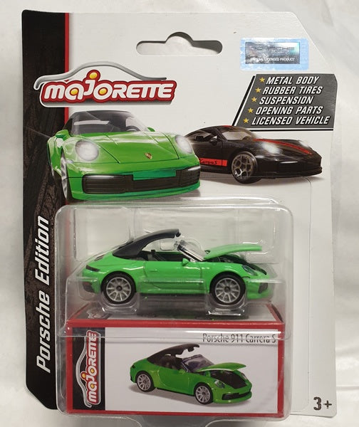 Majorette Porsche Edition Porsche 911 Carrera S Frog Green