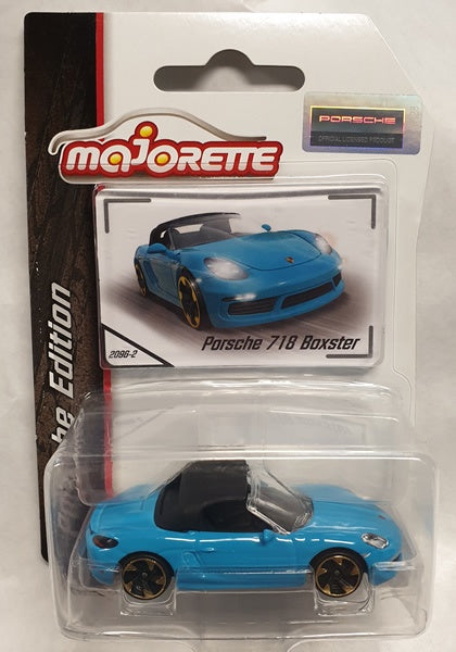 Majorette Porsche Edition 718 Boxster Light Blue