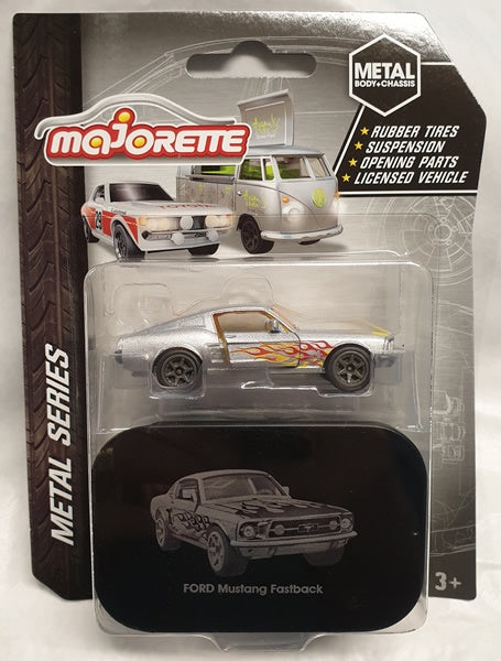 Majorette Deluxe Metal Series - Ford Mustang Fastback (Flames)