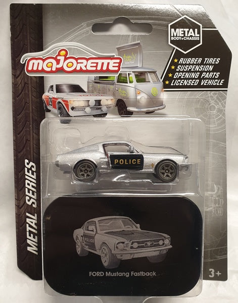 Majorette Deluxe Metal Series - Ford Mustang Fastback (Police)