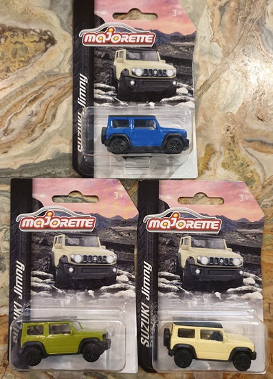 Majorette - Suzuki Jimny Diecast Car - Set 3