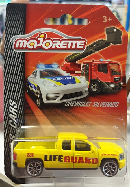 Majorette - SOS Cars - Chevrolet Silverado 'Lifeguard' Diecast Car