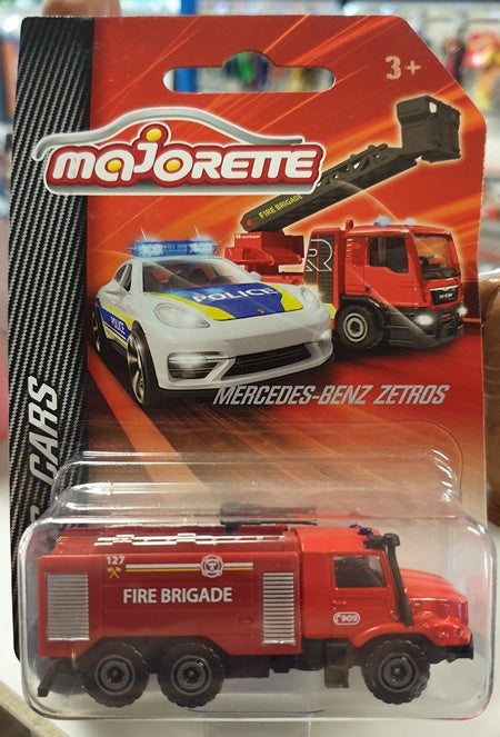 Majorette - SOS Cars - Mercedes-Benz Zetros Fire Brigade Diecast Car