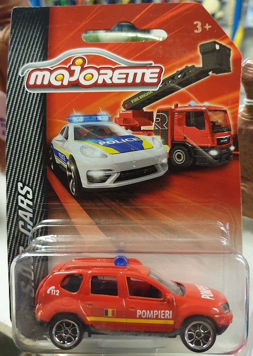 Majorette - SOS Cars - Dacia Duster 'Pompieri Rescue' Diecast Car