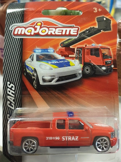 Majorette - SOS Cars - Chevrolet Silverado 'Straz Rescue' Diecast Car