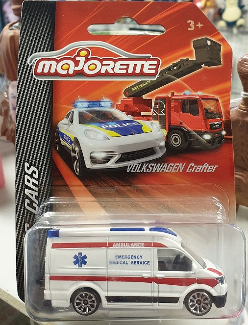 Majorette - SOS Cars - VW Crafter Van 'Ambulance' Diecast Car