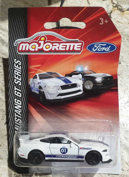 Majorette Ford Mustang GT Series - Ford  Racing (White)