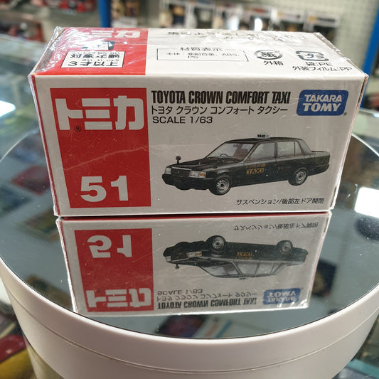 Takara Tomy Tomica - Toyota Crown Comfort Taxi #51 Diecast Car