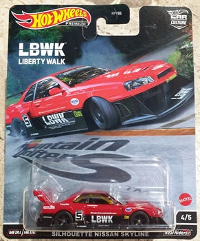 Hot Wheels Car Culture - Mountain Drifters LB-ER34 Super Silhouette Nissan Skyline