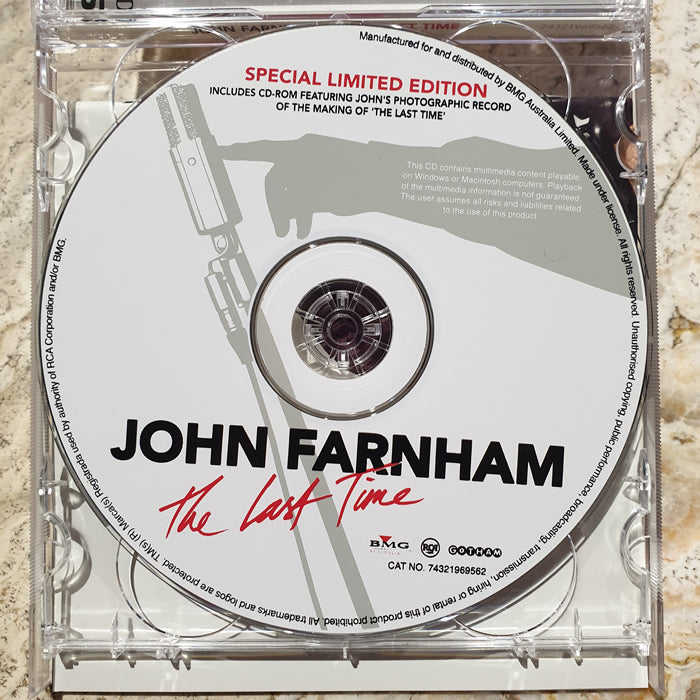 CD - John Farnham, The Last Time (Single CD + CD-Rom) – Relove Oxley ...