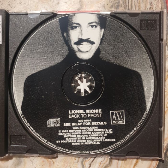 CD - Lionel Richie, Back to Front (Single CD)