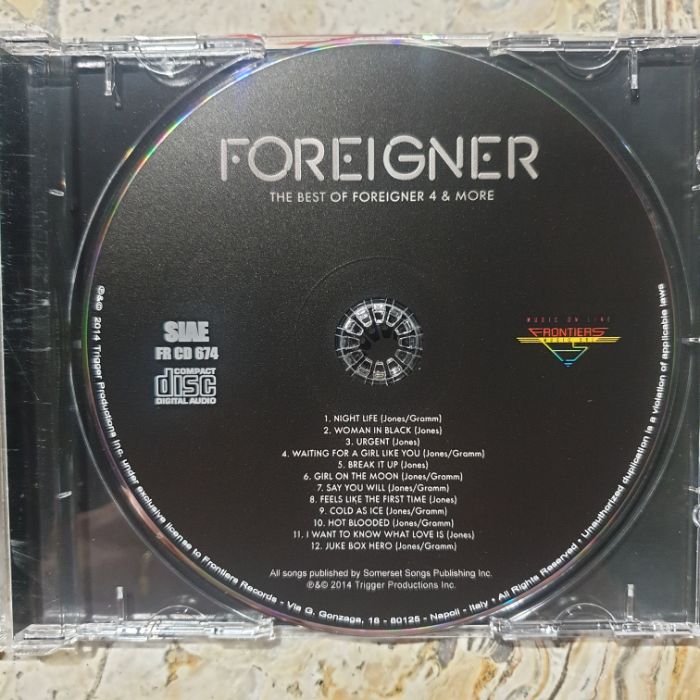 CD - Foreigner, The Best of Foreigner (Single CD)