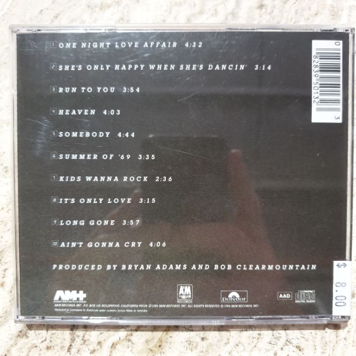 CD - Bryan Adams, Reckless (Single CD)