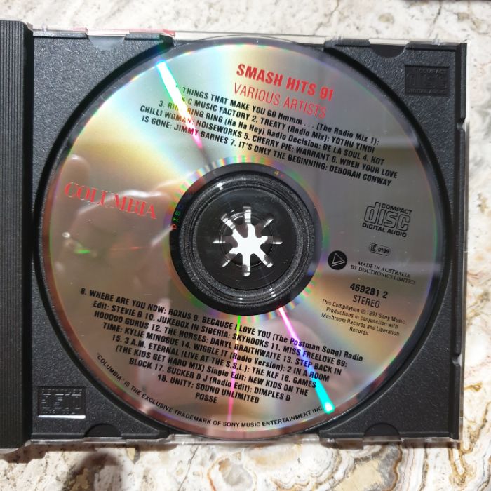 CD - Various, Smash Hits 1991 (Single CD)