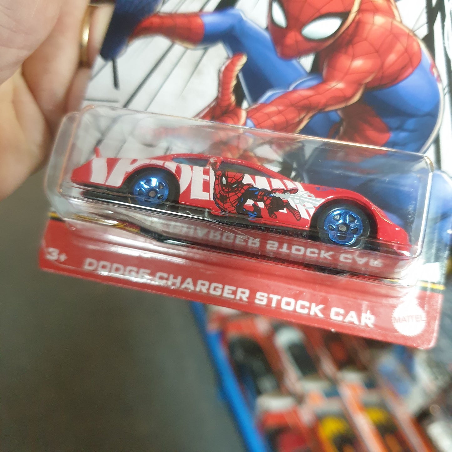 Hot  Wheels - Marvel Spiderman - Dodge Charger Stock Car