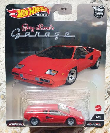 Hot Wheels Car Culture - 'Jay Leno Garage' - Lamborghini Countach LP 5000 QV