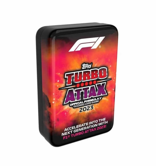 2023 F1 Turbo Attax Mega Tin - 66 Cards (Orange Tin)